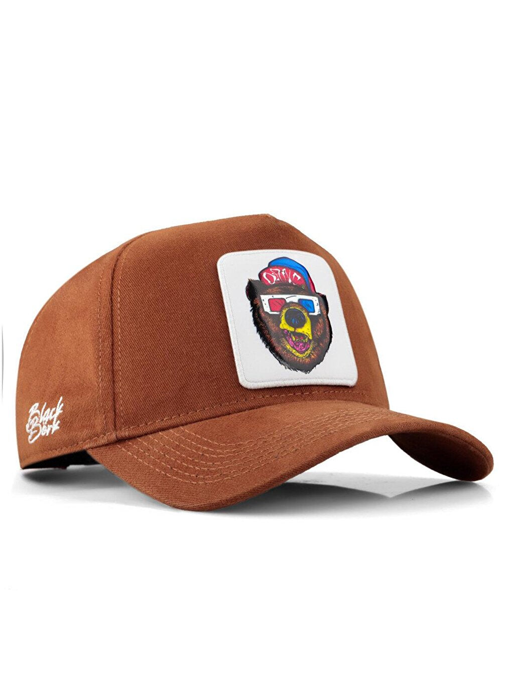 V1 Baseball Bear - Unisex Camel Hat (Cap) with 2 Code Logo