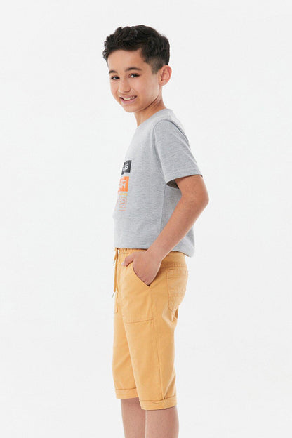 Boy's Capri with Elastic Waist