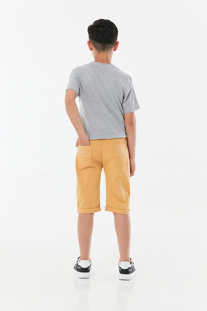 Boy's Capri with Elastic Waist