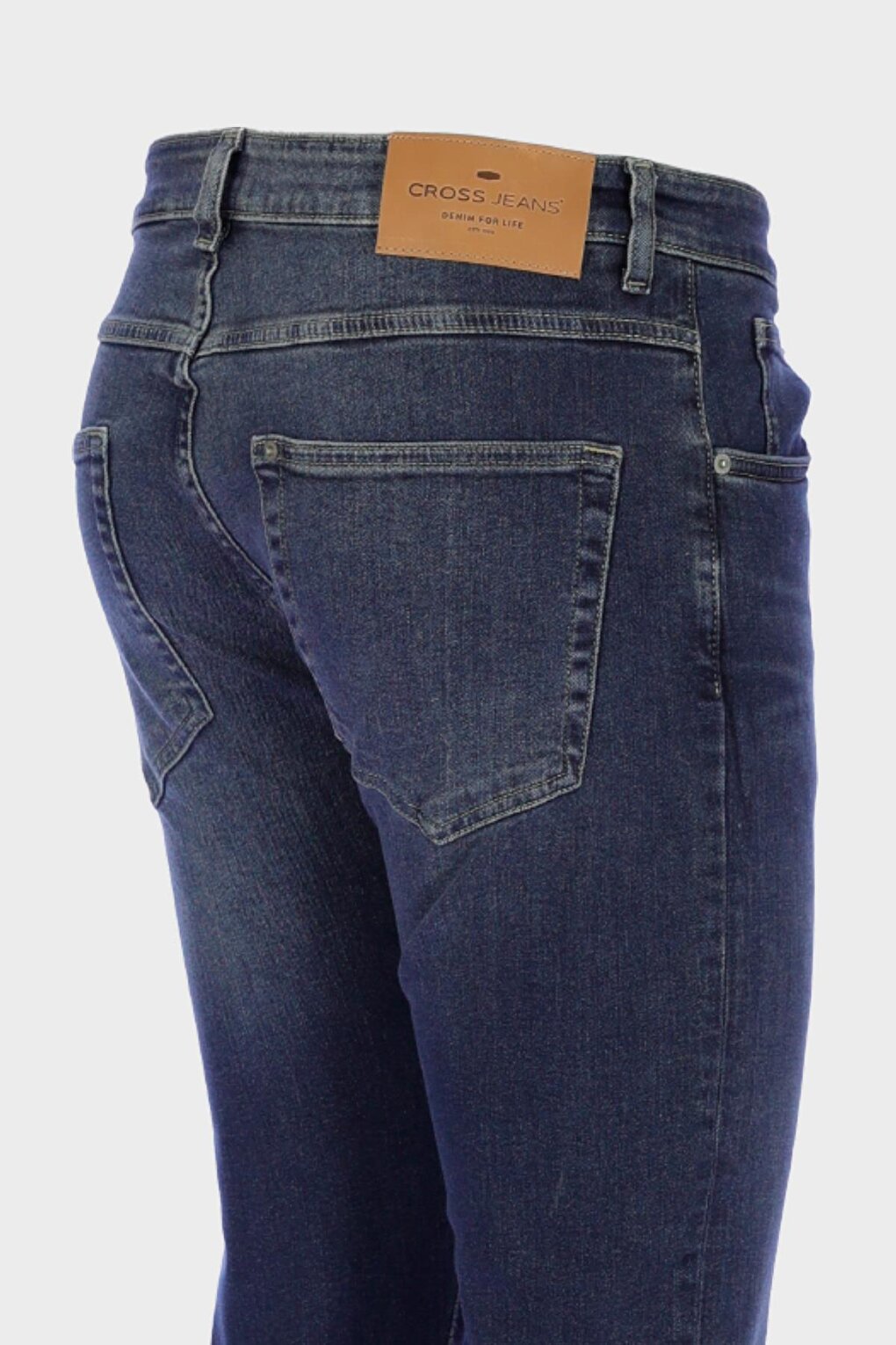 Oliver Dark Blue Skinny Regular Waist Buttoned Jean Trousers E 4402-035