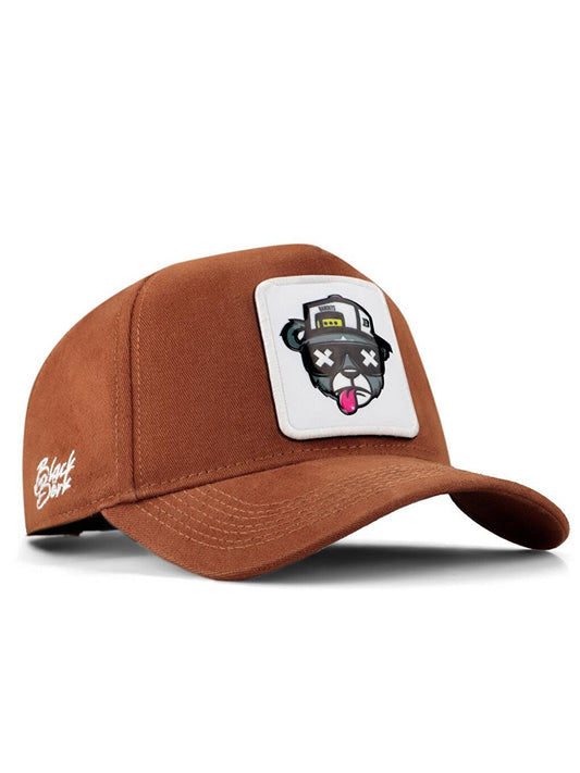 V1 Baseball Bear - Unisex Camel Hat (Cap) with 6 Code Logo