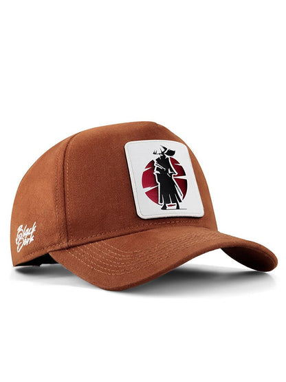 V1 Baseball Samurai - Unisex Camel Hat (Cap) with 9 Code Logo