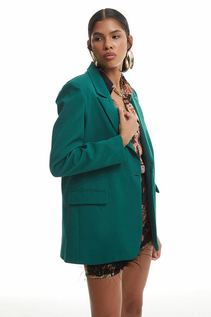 Blazer Jacket Dark Green