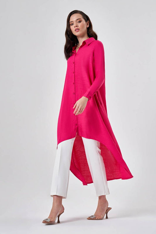 Long Fuchsia Tunic