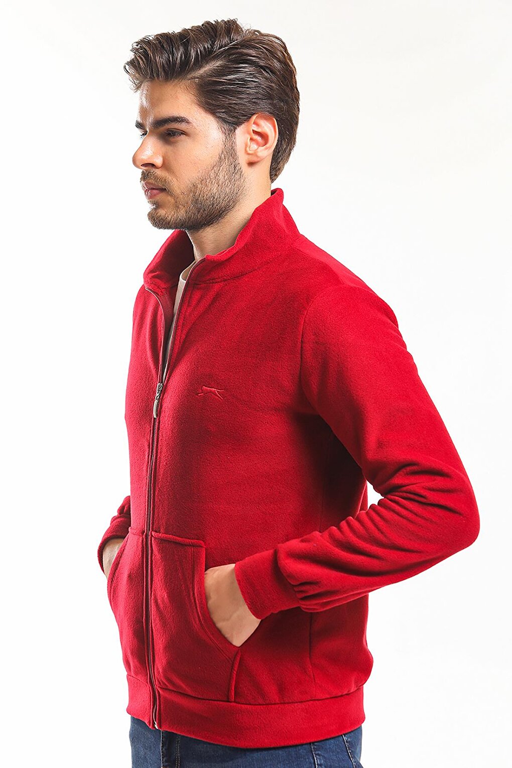 SANSA Men's Fleece Claret Red