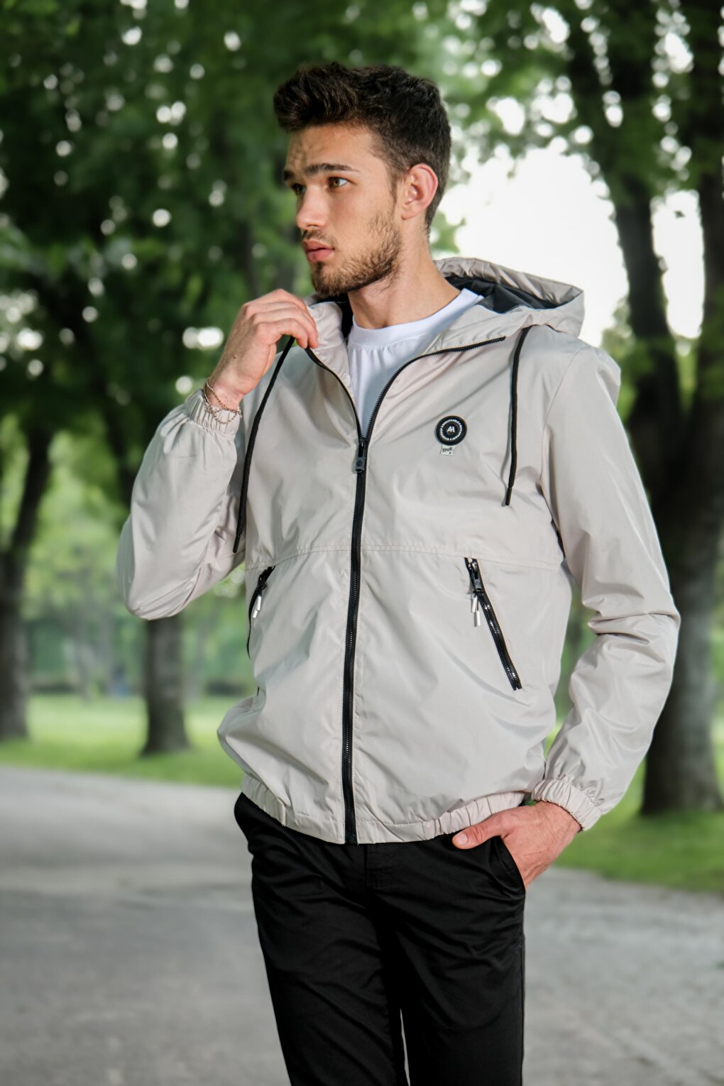 Cross Zipper Raincoat PLDP 2862