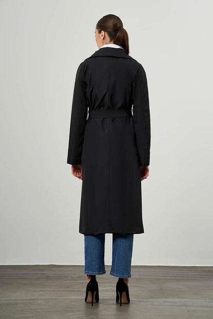 Bsc Classic Black Trench Coat