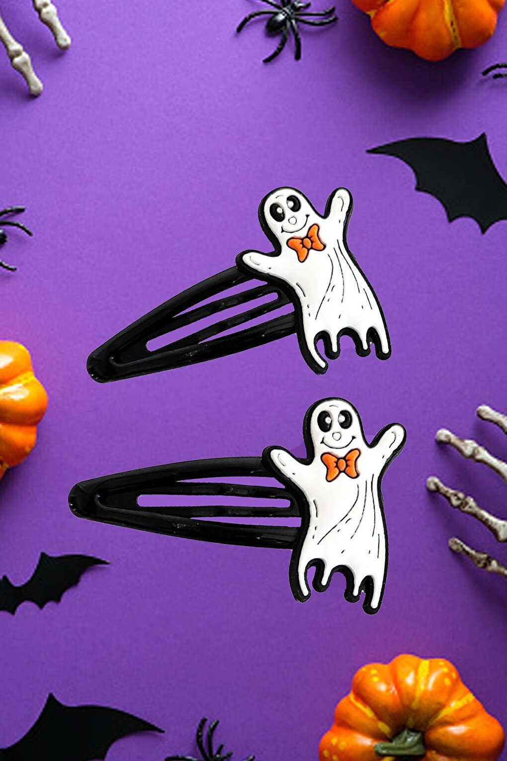 Halloween Hair Clips Pens Set of 2