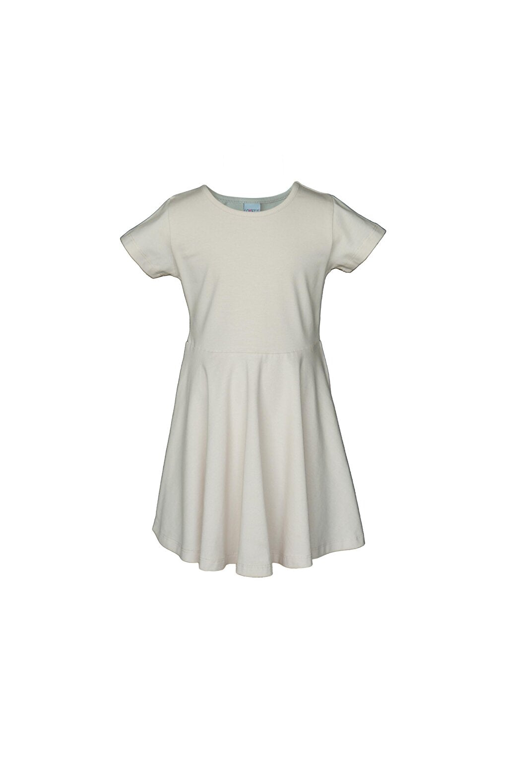 Stone Girl's Plain Basic Short Sleeve Dress