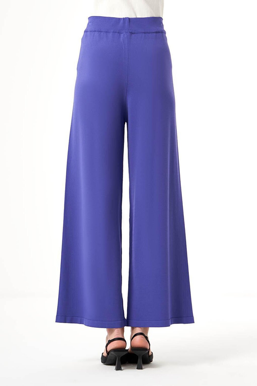 Bsc Rayon Knitwear Purple Trousers