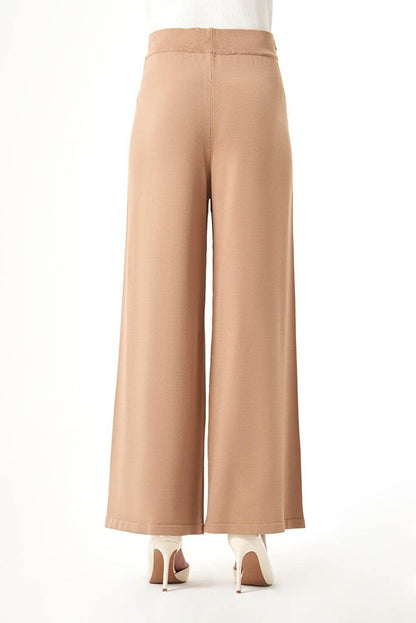 Bsc Rayon Knitwear Camel Trousers