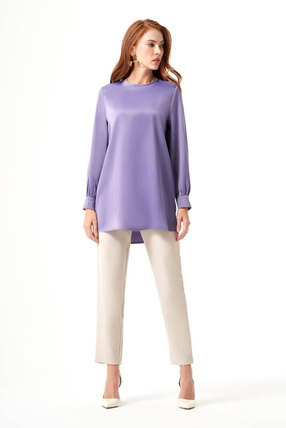 Bsc O Neck Purple Tunic