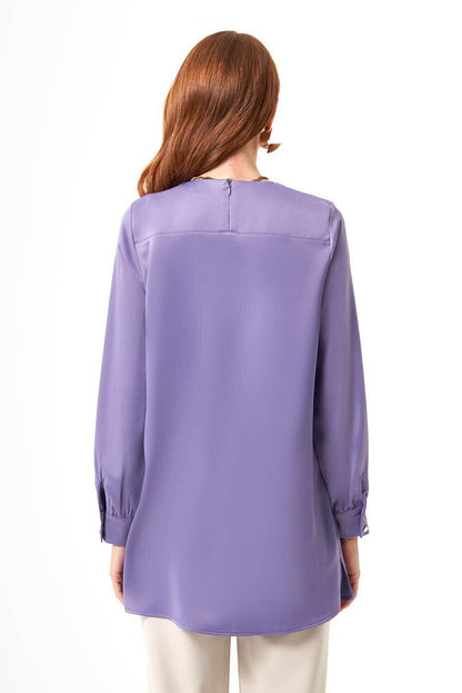 Bsc O Neck Purple Tunic