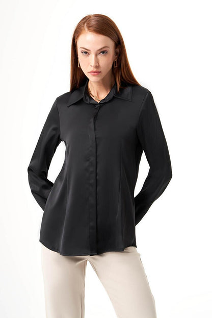 Bsc Satin Black Shirt