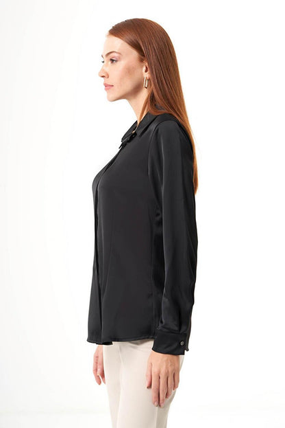 Bsc Satin Black Shirt