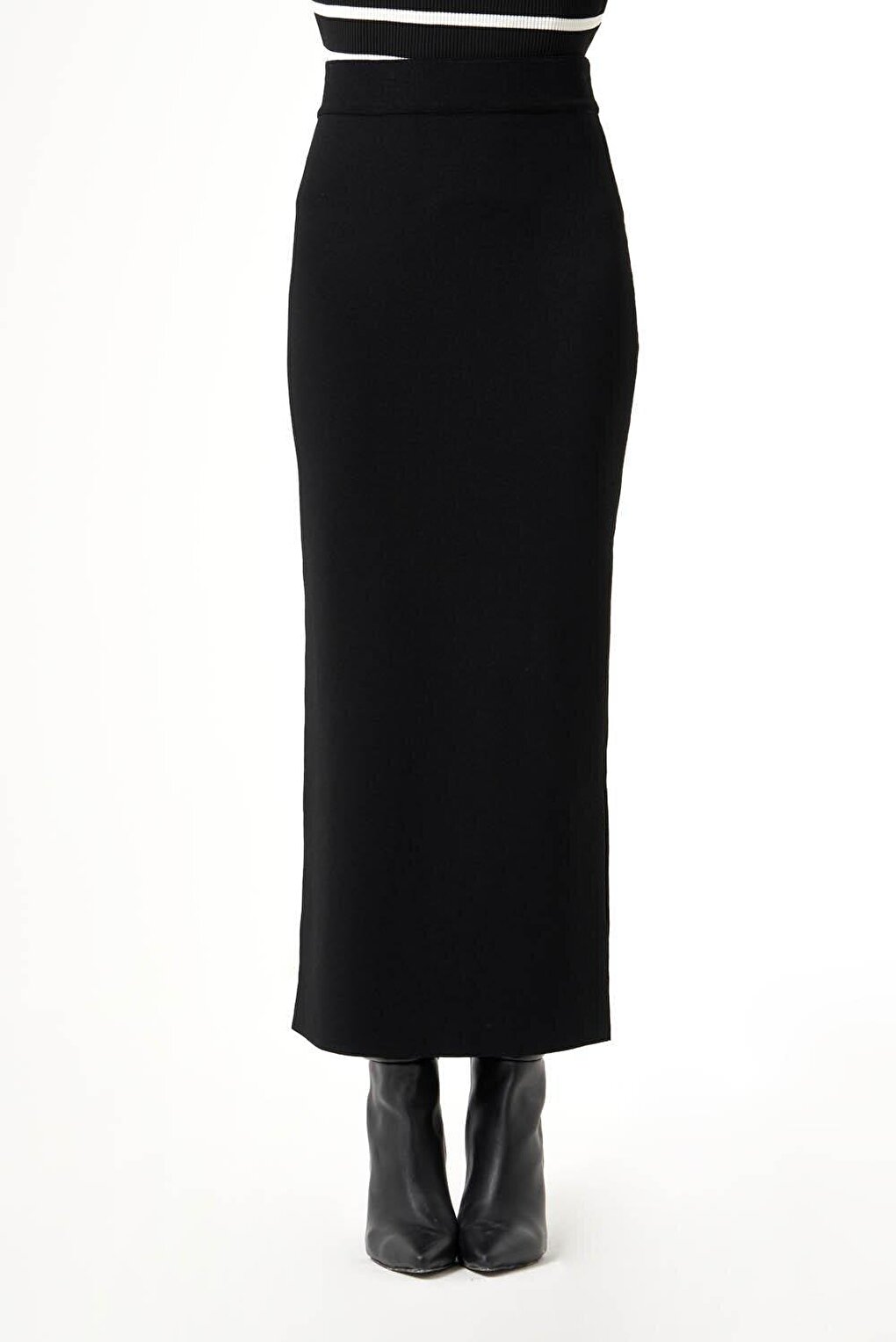 Bsc Rayon Knitwear Black Skirt