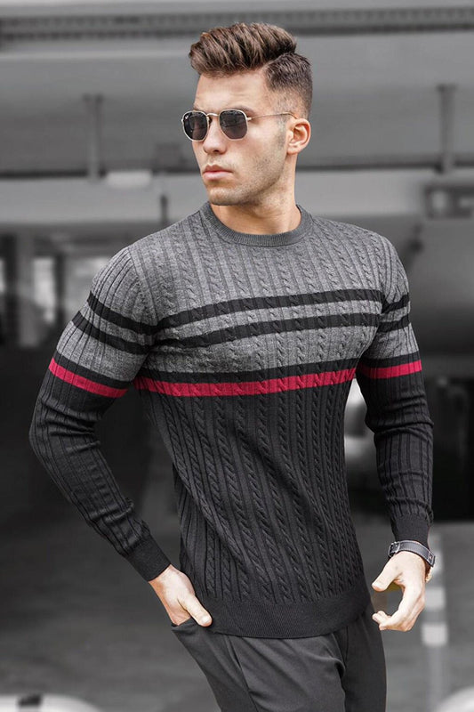 Anthracite Crew Neck Sweater 5197