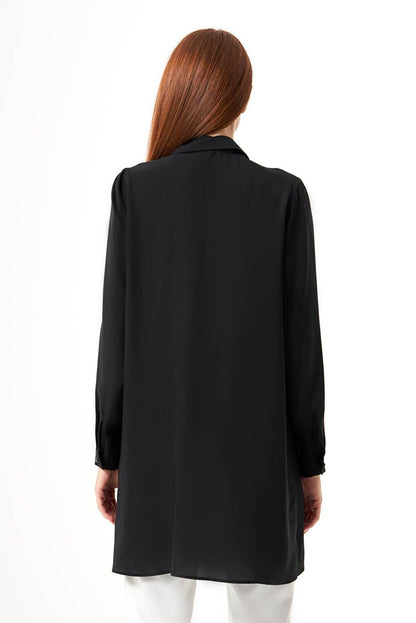 Black Tunic with Side Pieces