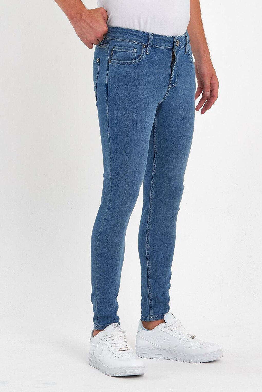 Men's Jean Trousers Super Skinny Tiger