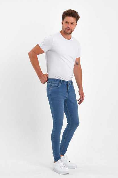 Men's Jean Trousers Super Skinny Tiger