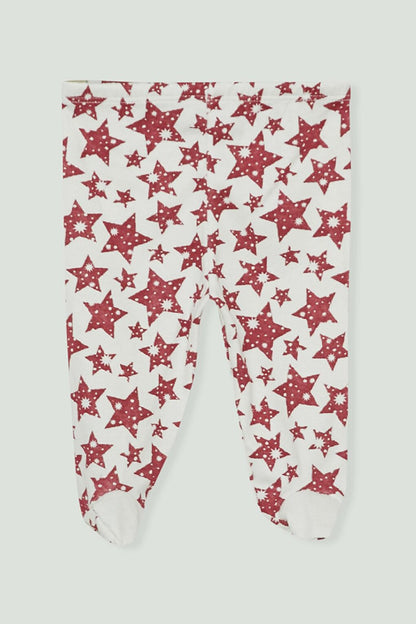 Star Printed Triple Baby Boy Set