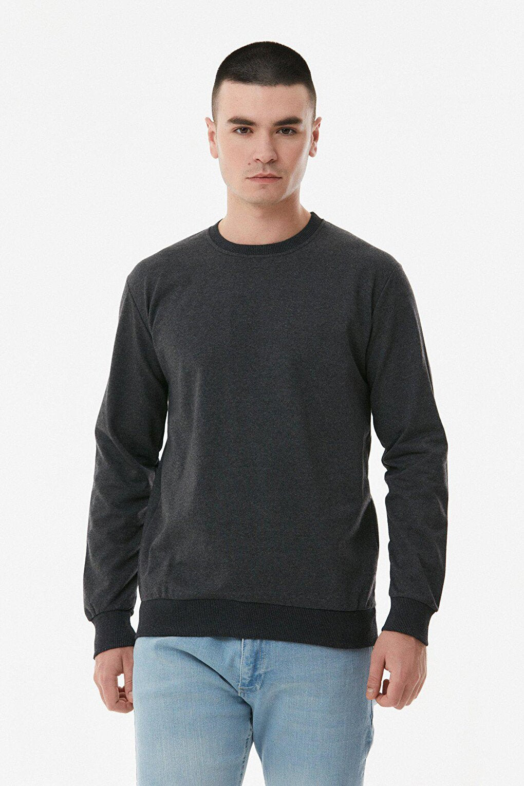 Basic Crew Neck Sweatshirt