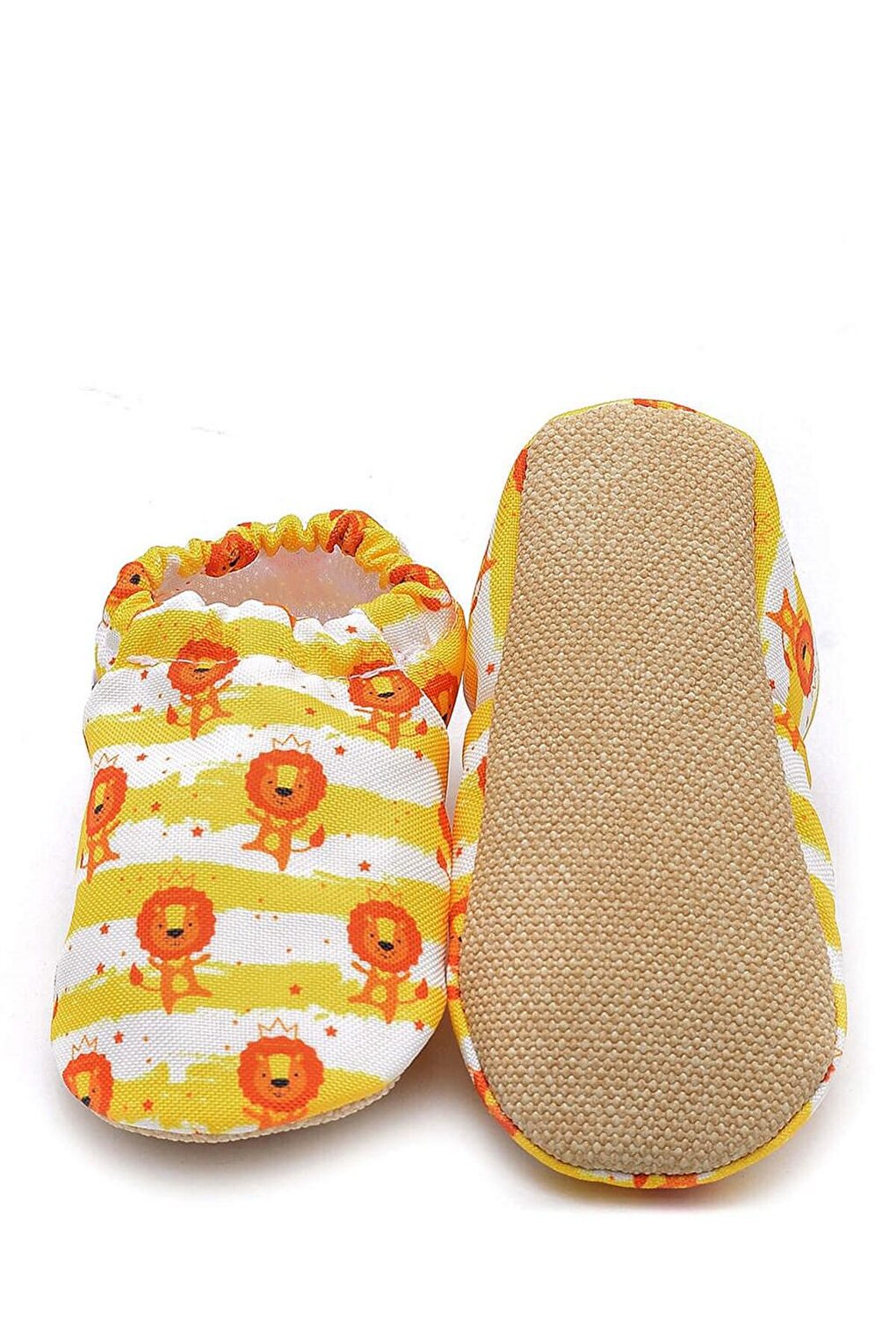 Leon Patterned Anti-Slip Sole Baby Summer Booties