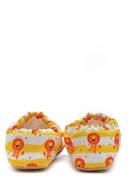 Leon Patterned Anti-Slip Sole Baby Summer Booties