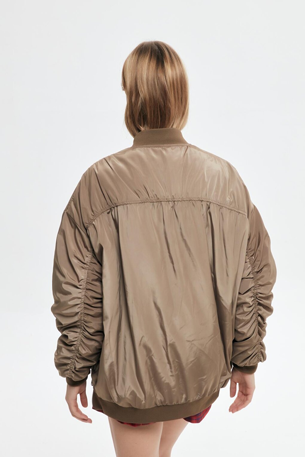 Oversize Puffer Jacket Khaki