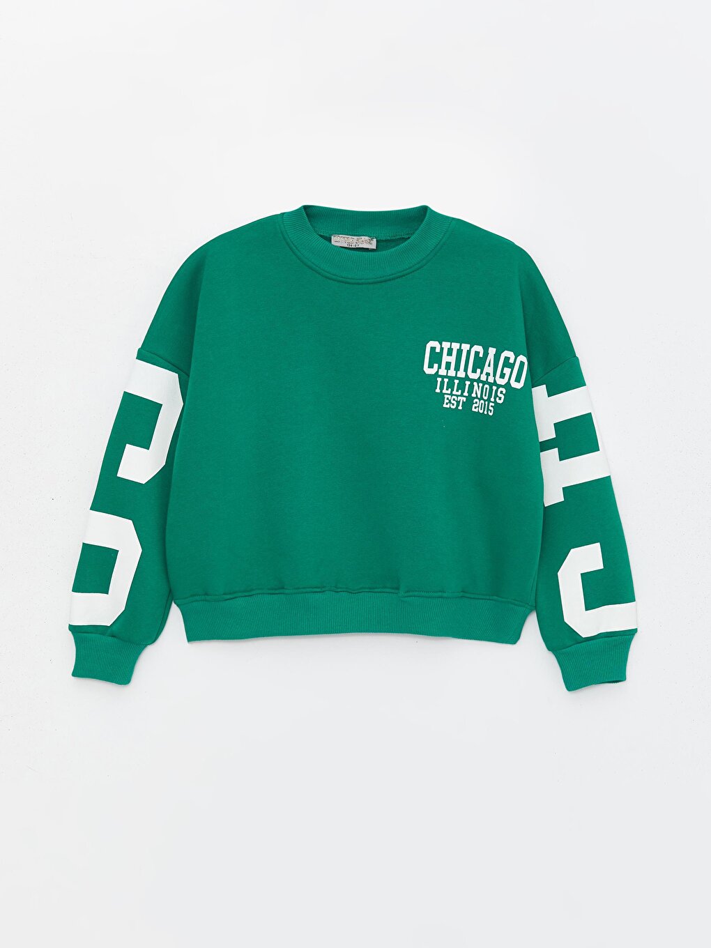 Girls' Three Thread Raised Chicago SweatShirt