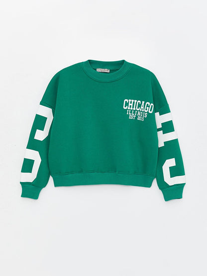 Girls' Three Thread Raised Chicago SweatShirt