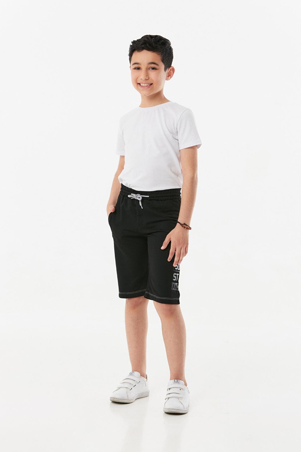 Printed Boy's Shorts with Lace Waist