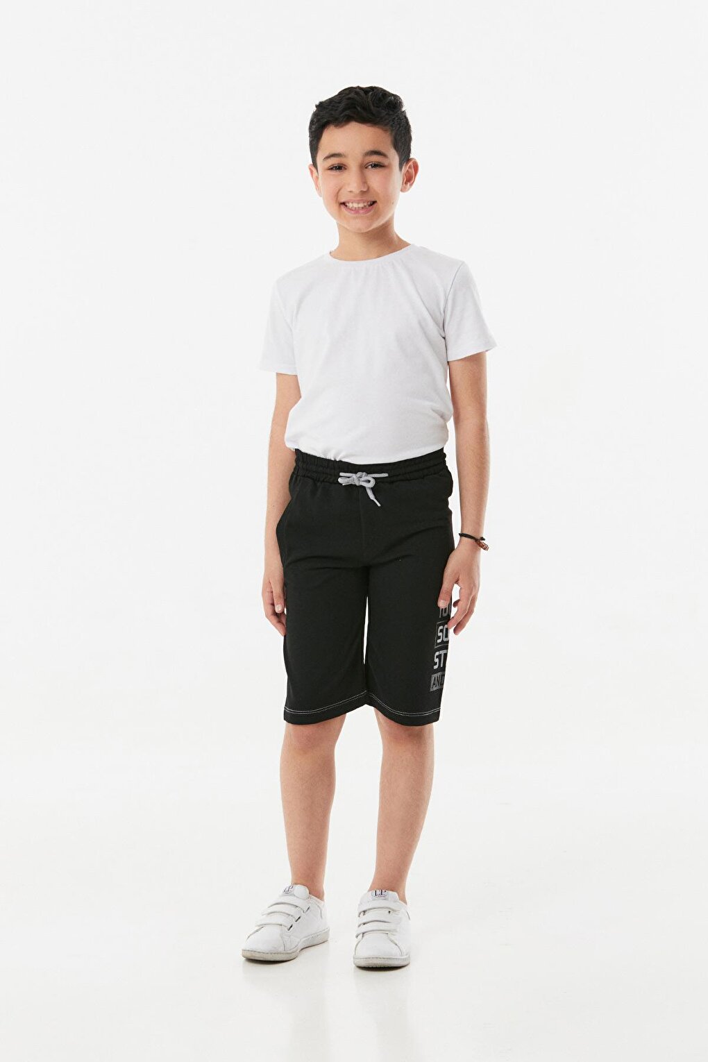 Printed Boy's Shorts with Lace Waist