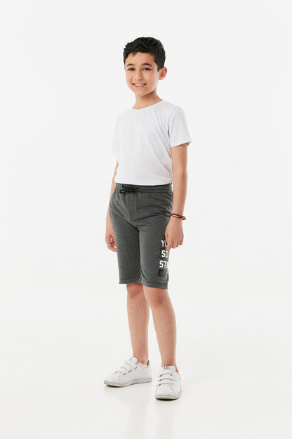 Printed Boy's Shorts with Lace Waist