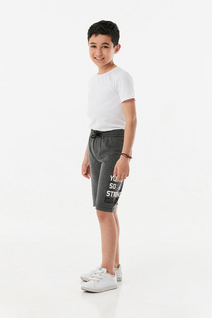 Printed Boy's Shorts with Lace Waist