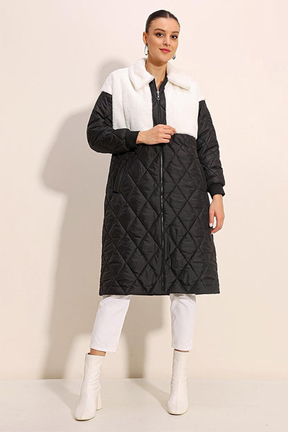 5185 Long Oversize Puffer Jacket - White