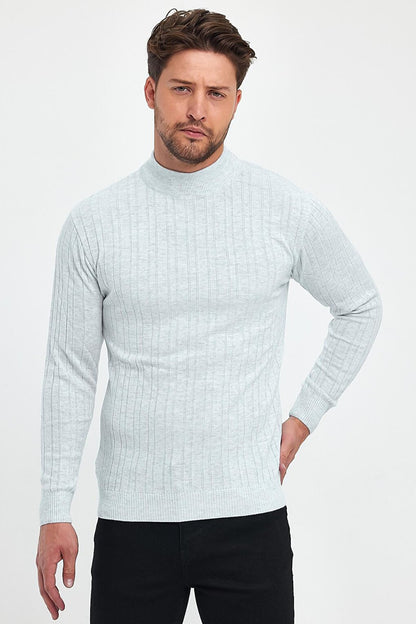 Men's Turtleneck Long Sleeve Sweater