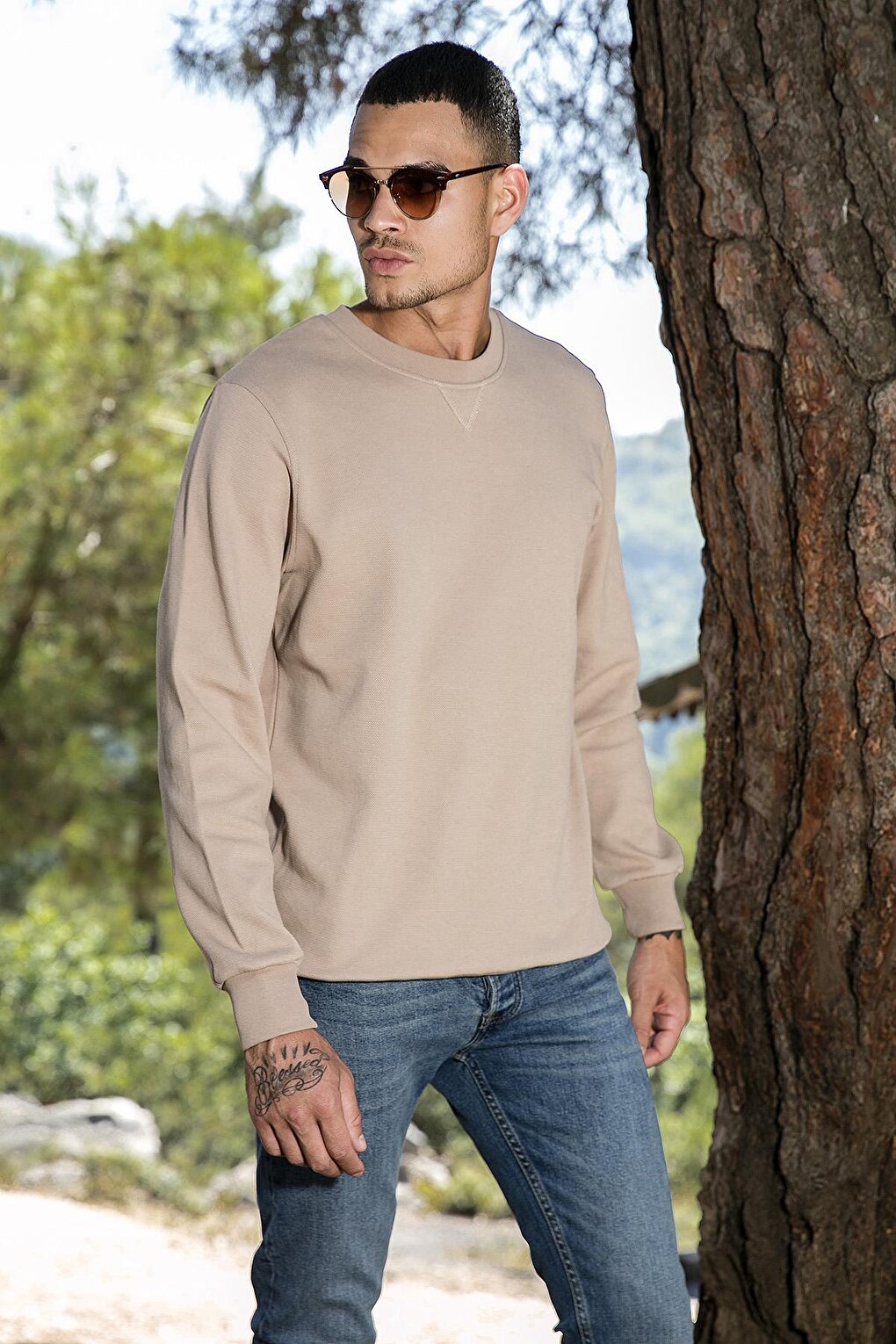 Cotton Regular Fit Crew Neck Sweat 5905453