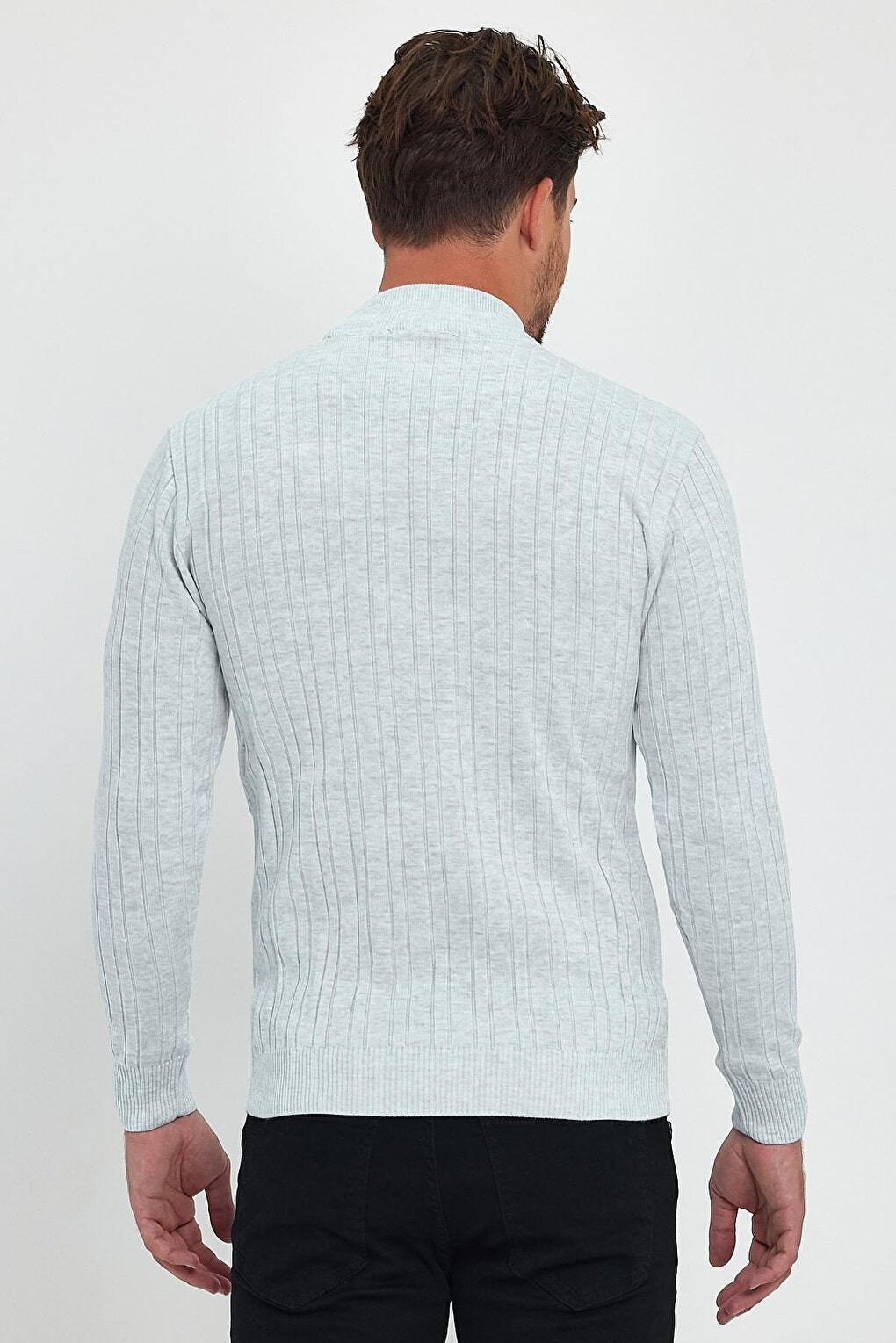 Men's Turtleneck Long Sleeve Sweater