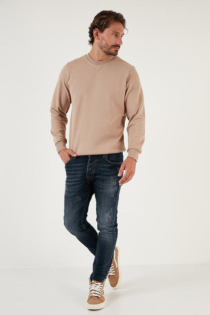 Cotton Regular Fit Crew Neck Sweat 5905453