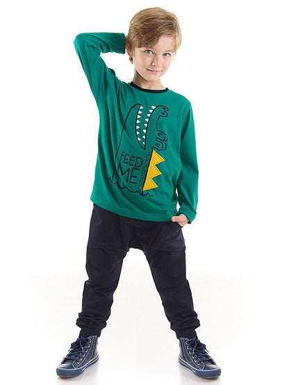 Feed Me Boy's T-shirt Trousers Set