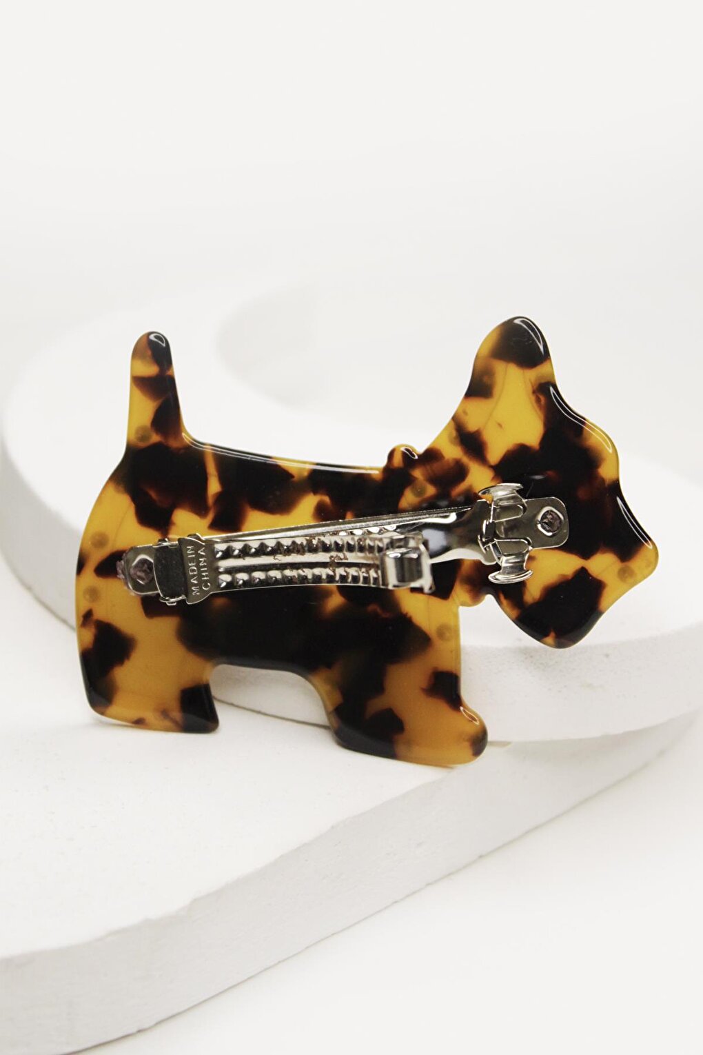 Scottish Puppy Clip Luxury Bone Buckle