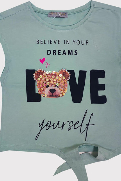 Girl's Believe Yourself Love T-Shirt