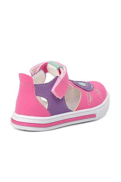 210103 Fuchsia-Purple Baby Girl Summer Shoes