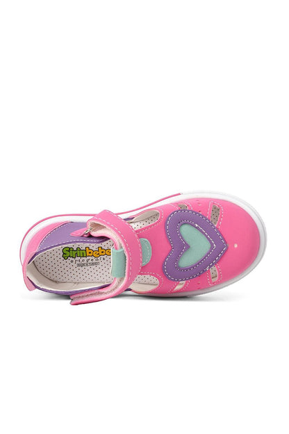 210103 Fuchsia-Purple Baby Girl Summer Shoes