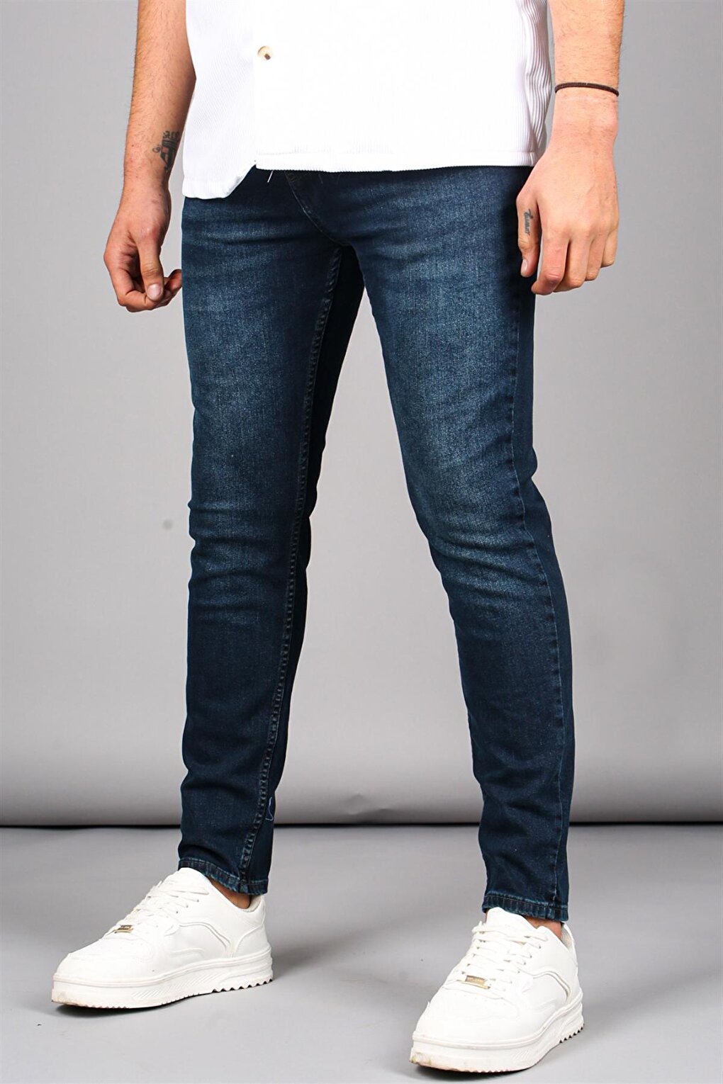 Blue Skinny Fit Men's Jean Trousers 6338