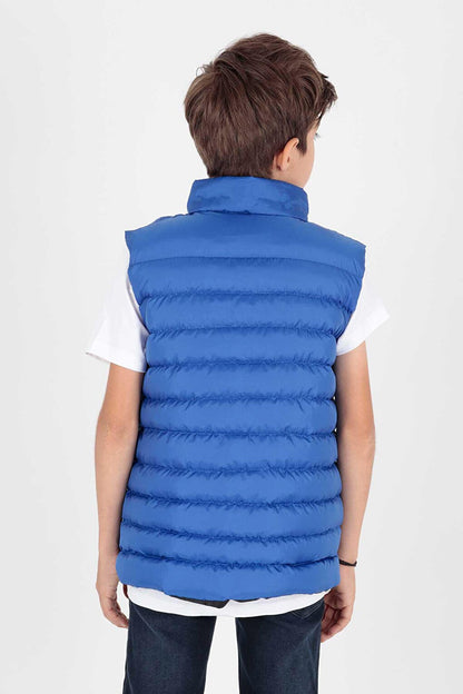 Boy's Hoodless Fashion Trend Puffer Vest Ak215354