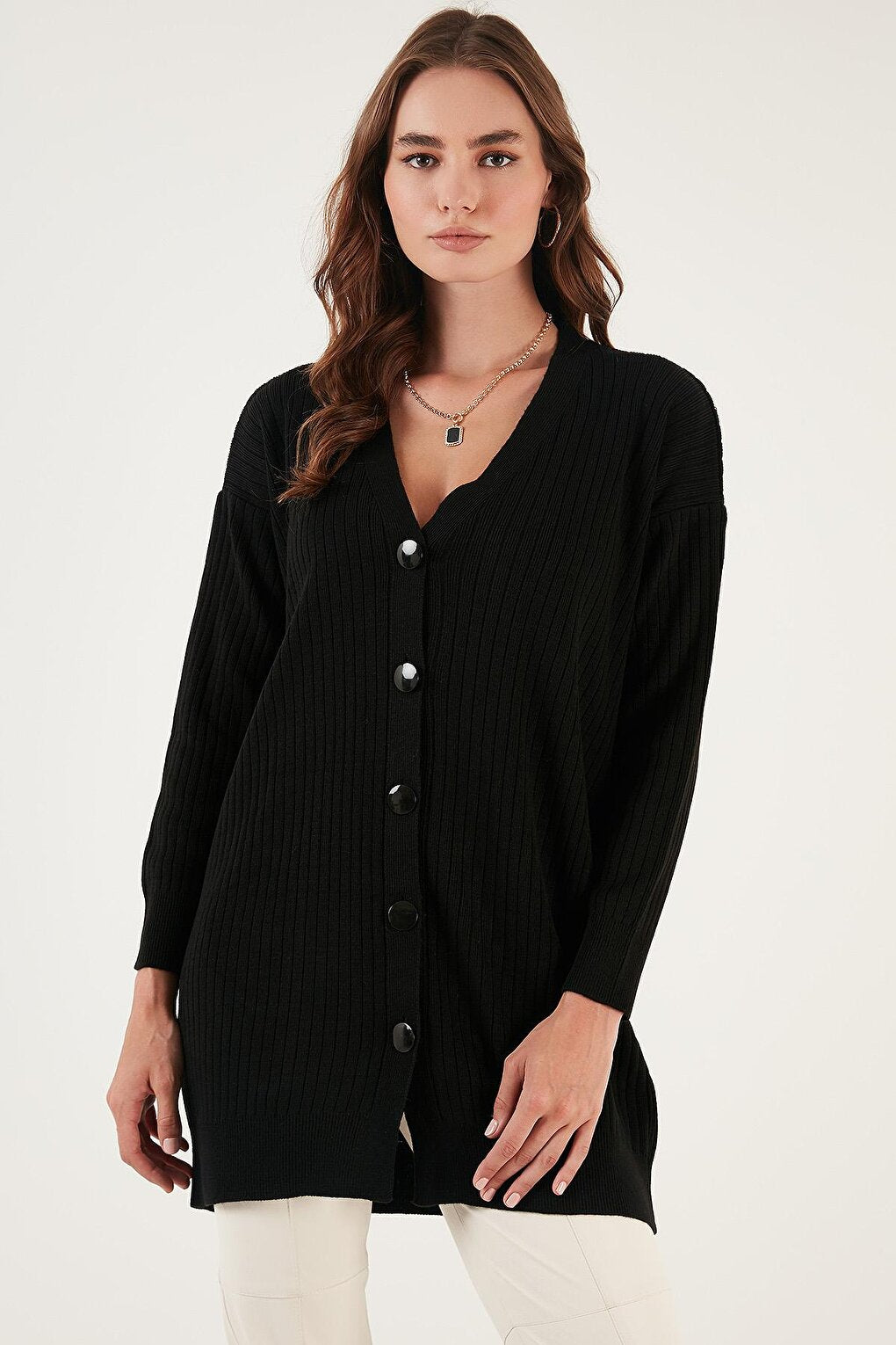 V-Neck Buttoned Knitwear Cardigan 4616040