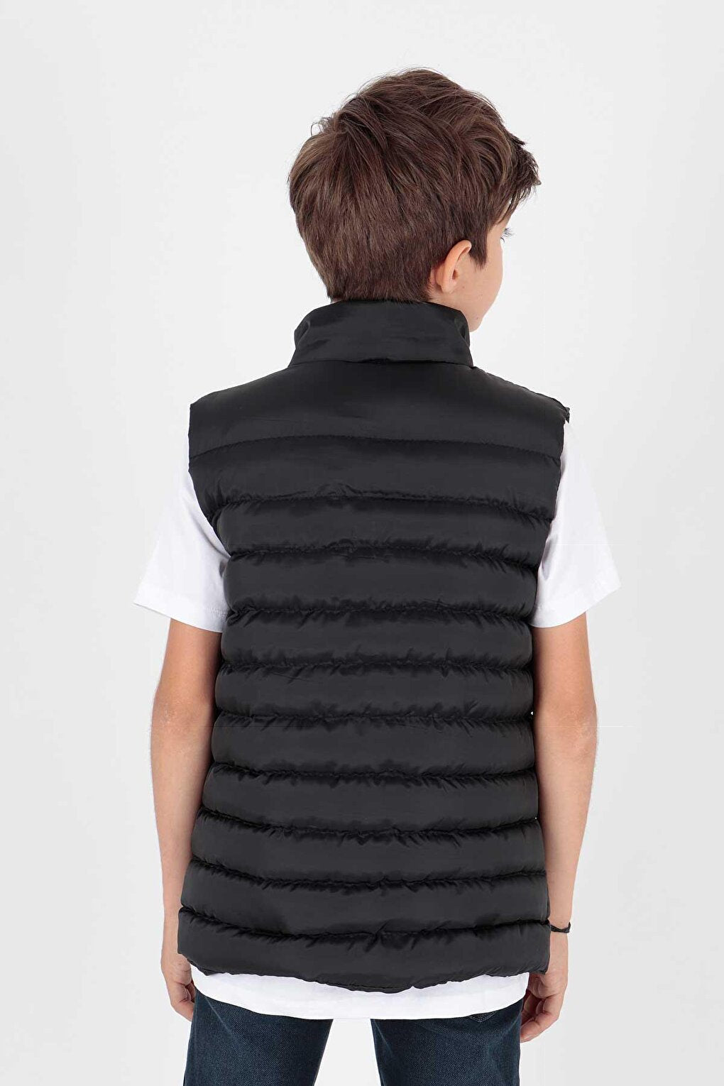 Boy's Fashion Trend Inflatable Vest Without Hood Ak215354