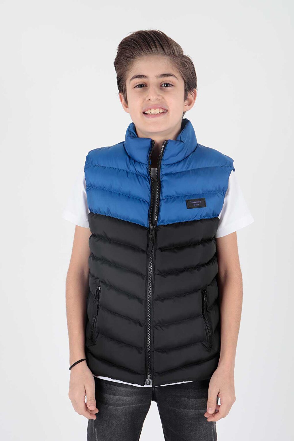 Boy's Fashion Trend Hoodless Puffer Vest Ak217980